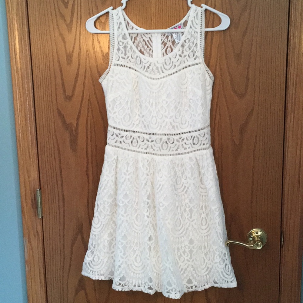 Sweet white summer dress